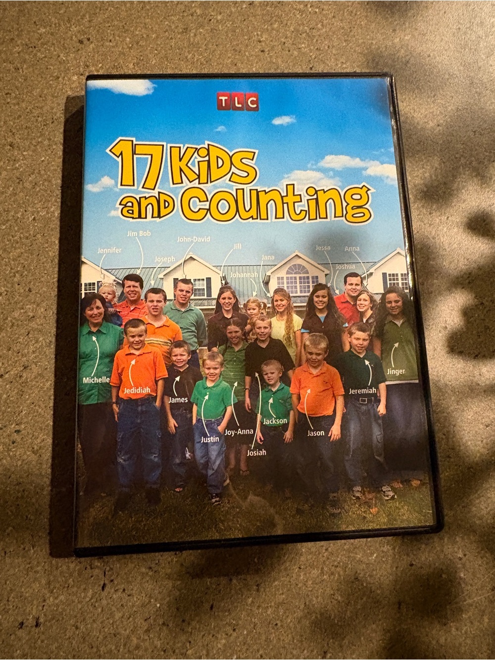 TLC 17 Kids and Counting DVD - Blue and Yellow Artwork